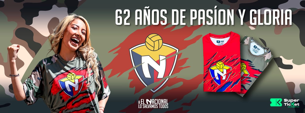 CAMISETA CONMEMORATIVA EL NACIONAL 2026 Y DONACIONES