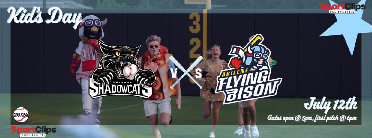 July 12th - Sherman Shadowcats vs. Abilene Flying Bison