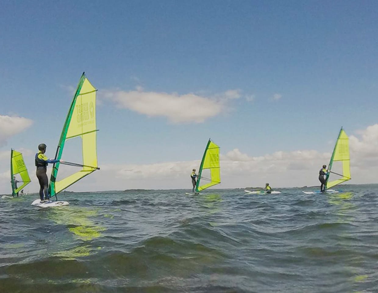 Lær at windsurfe på Langeland