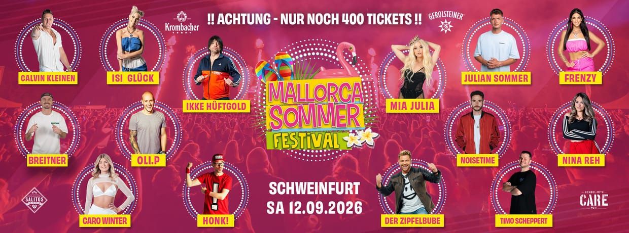 Mallorca Sommer Festival Schweinfurt 2026