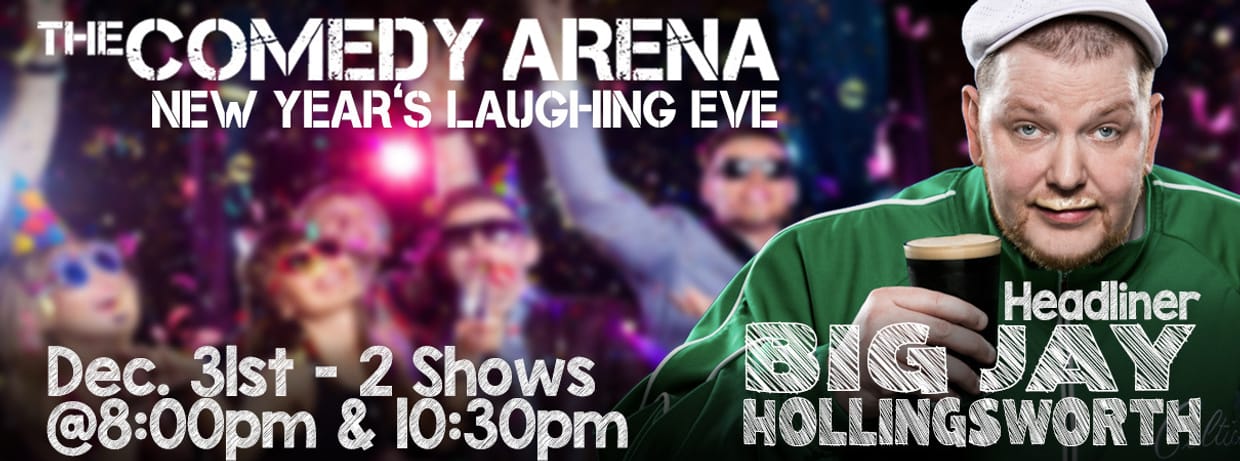 New Year's Laughing Eve: Countdown to 2024 with Jay Hollingsworth (the Late Show) - 10:30 PM