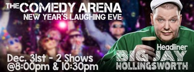 New Year's Laughing Eve: Countdown to 2024 with Jay Hollingsworth (the Late Show) - 10:30 PM