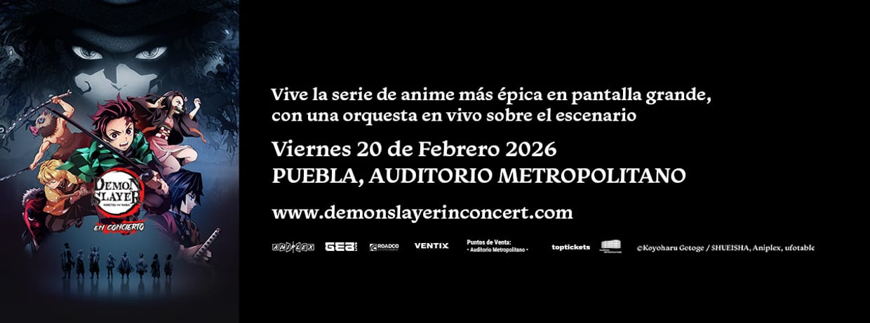 DEMON SLAYER EN CONCIERTO 20/02/2026