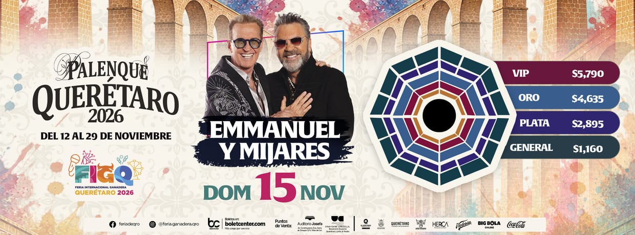 EMMANUEL Y MIJARES 15/11/2026