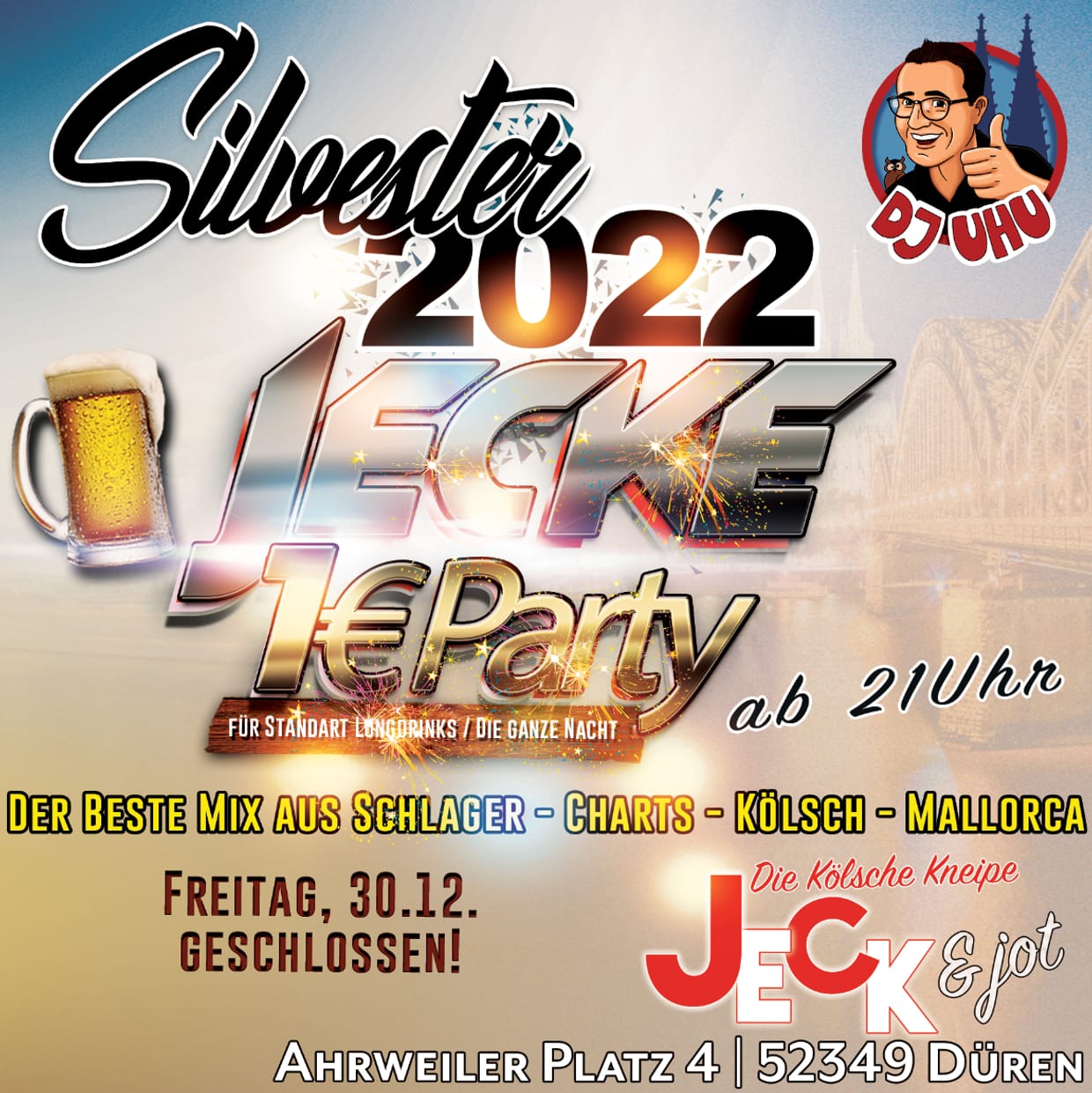 Silvester 1€ Party 