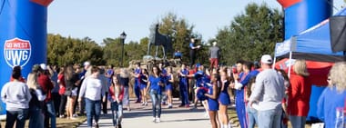 The Wolf Walk and Wolves Tailgate Lot - ETSU Game