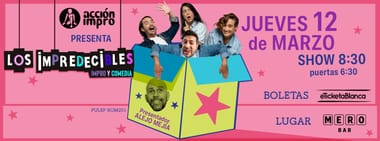 Acción Impro: Los Impredecibles (en Mero Bar) ¡NUEVA FUNCIÓN!