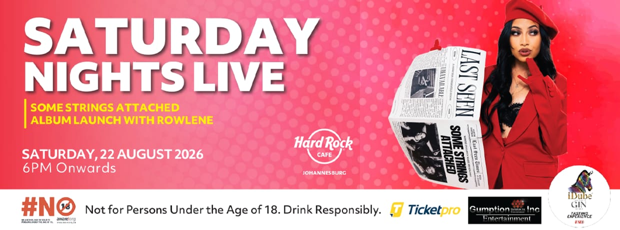 CANCELLED Saturday Nights Live | Some Strings Attached Album Launch with Rowlene