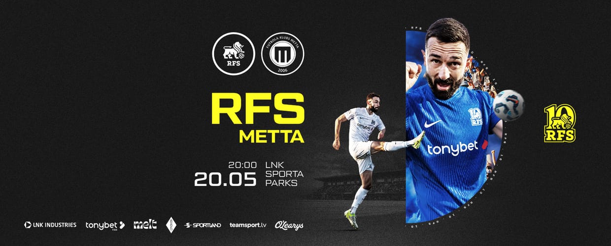 Tonybet Virslīga: RFS - FK Metta