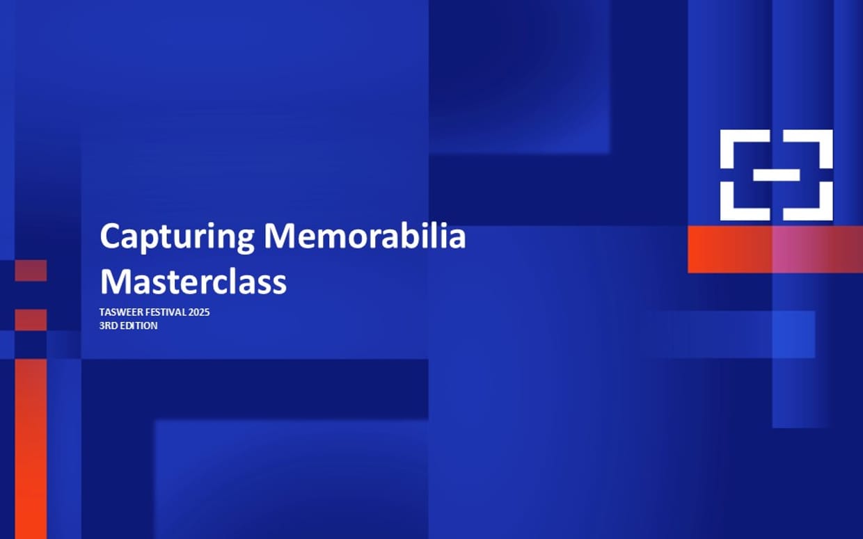 Capturing Memorabilia Masterclass