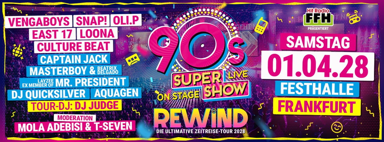 90s Super Show Frankfurt 2028