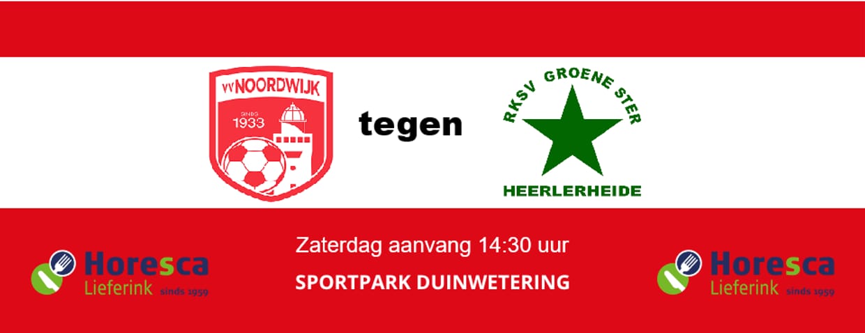 vv Noordwijk - rksv Groene Ster