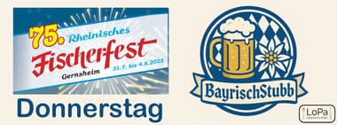 Donnerstag | Bayrisch Stubb mit Strecks Biergarten auf dem Fischerfest 2025