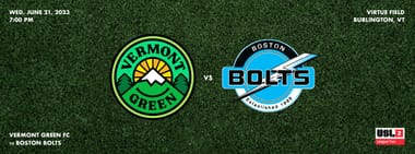 Vermont Green FC vs Boston Bolts