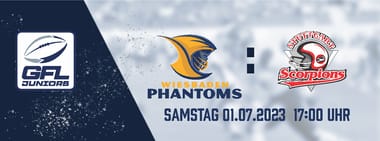 GFL Juniors Wiesbaden Phantoms vs. Stuttgart Scorpions