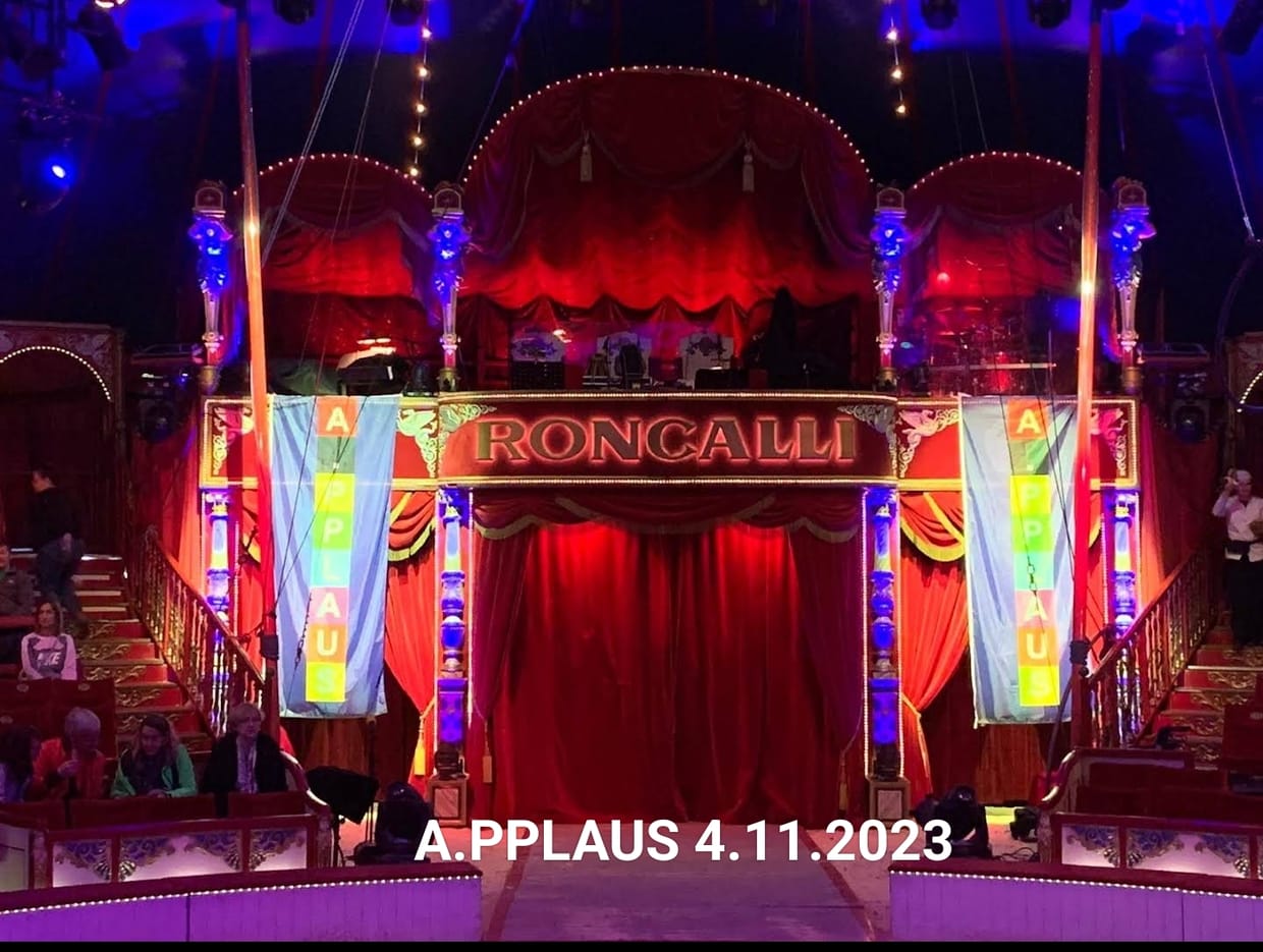 Circus Roncalli Auftrittsticket 
