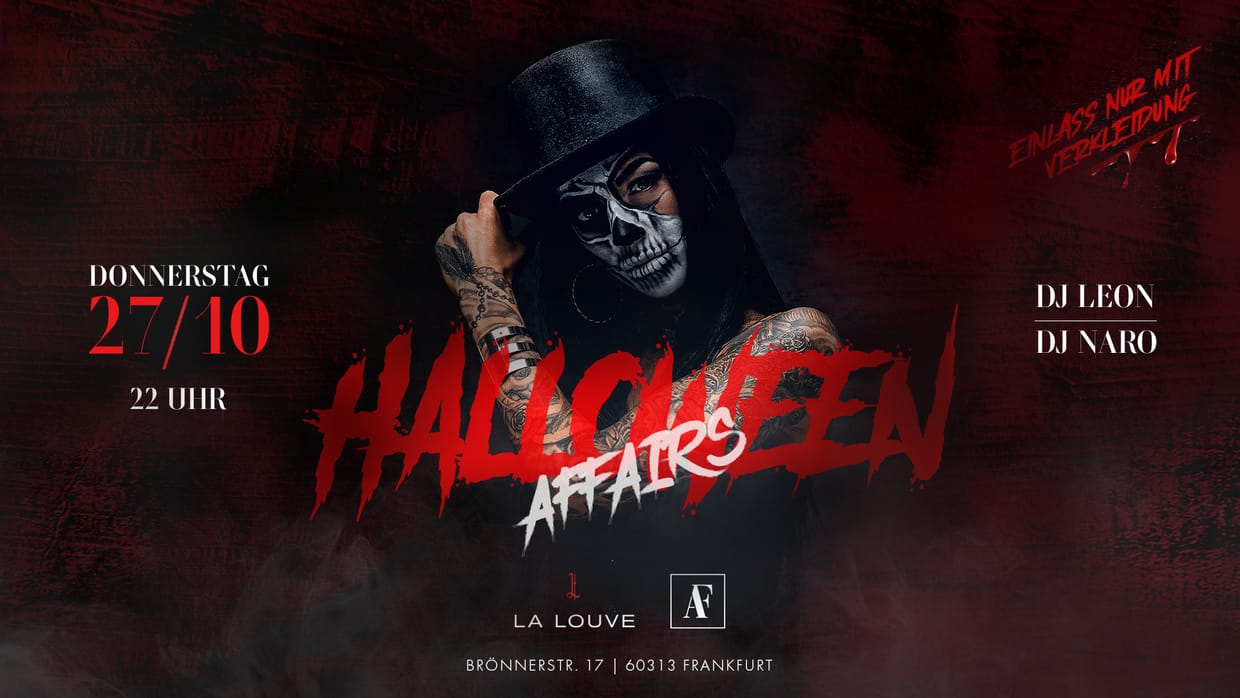 Halloween Affairs - Do. 27.10 | La Louve