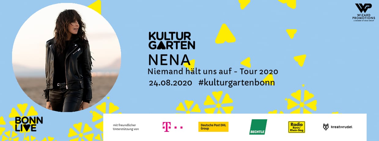 NENA: Niemand hält uns auf- Tour 2020 | BonnLive Kulturgarten