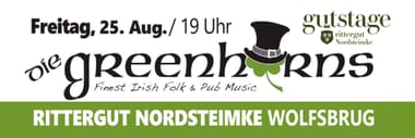„Greenhorns“ Irish Folk Abendkonzert Rittergut Nordsteimke