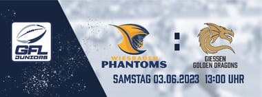 GFL Juniors Wiesbaden Phantoms vs. Gießen Golden Dragons