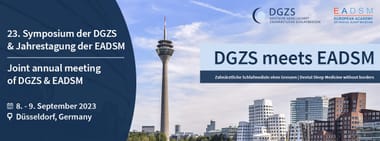 DGZS meets EADSM - 23 Symposium - Referenten