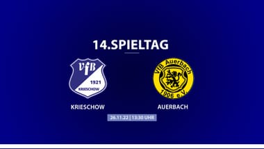 12. Spieltag VfB Krieschow - VfB Auerbach
