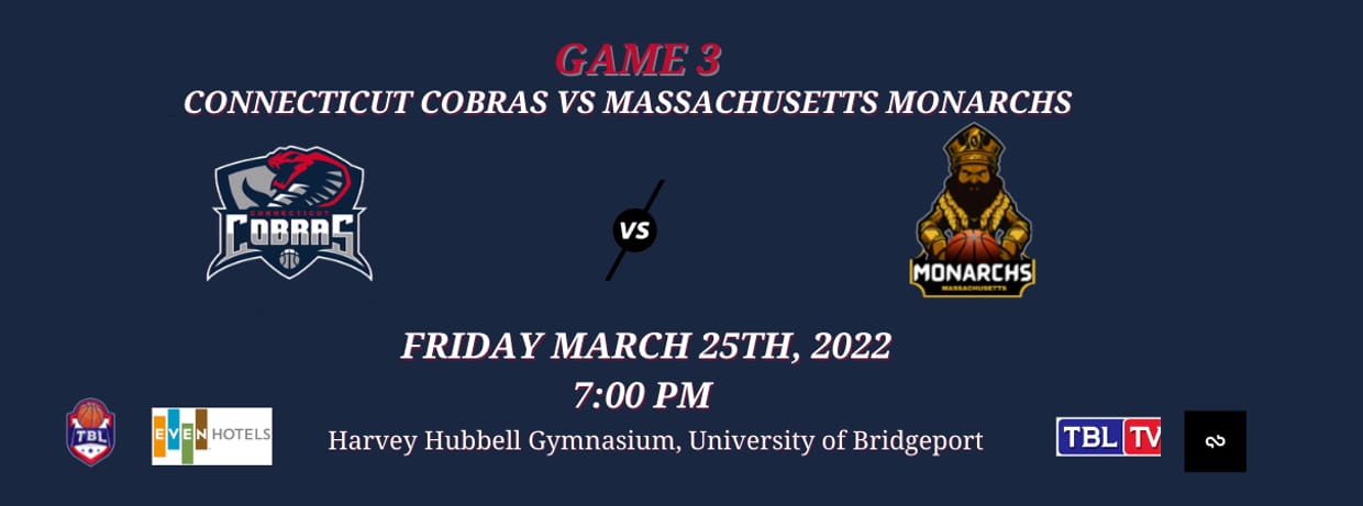 Connecticut Cobras vs Massachusetts Monarchs 