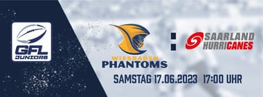 GFL Juniors Wiesbaden Phantoms vs. Saarland Hurricanes