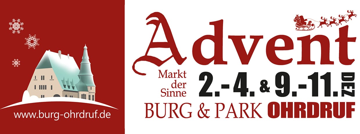 Adventsmarkt der Sinne Burg & Park Ohrdruf
