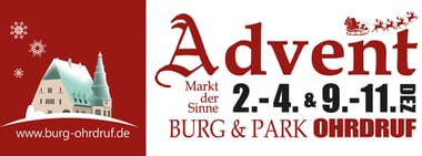 2. Adventsmarkt der Sinne Burg & Park Ohrdruf 