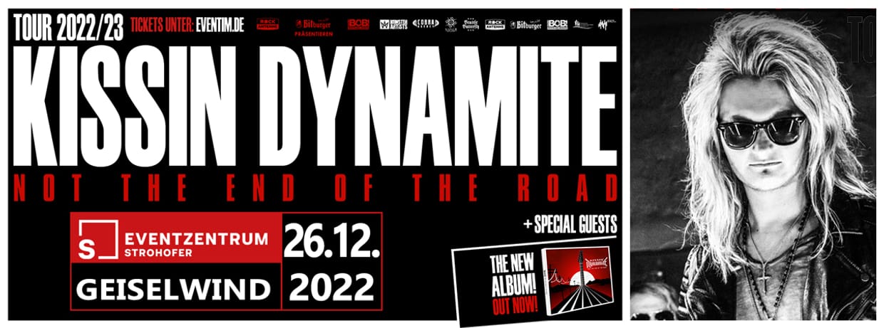 Kissin Dynamite 26.12.2022 in Geiselwind