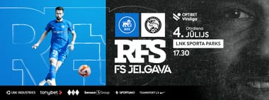 Optibet Virslīga: RFS - FS Jelgava
