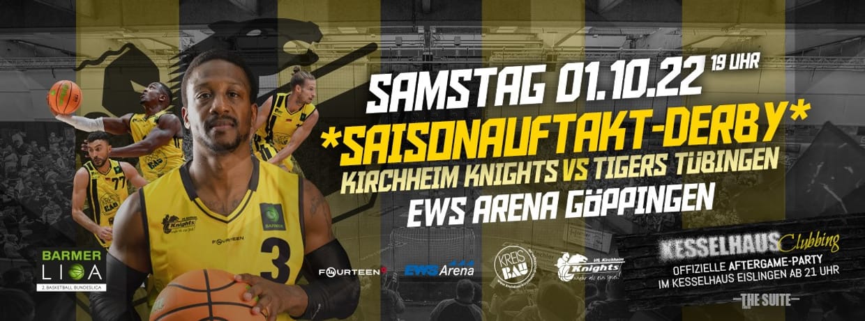 1. Spieltag, VfL Kirchheim Knights vs. Tigers Tübingen
