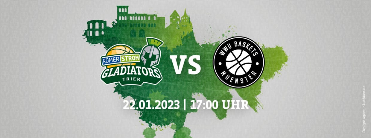 RÖMERSTROM Gladiators Trier vs. WWU Baskets Münster