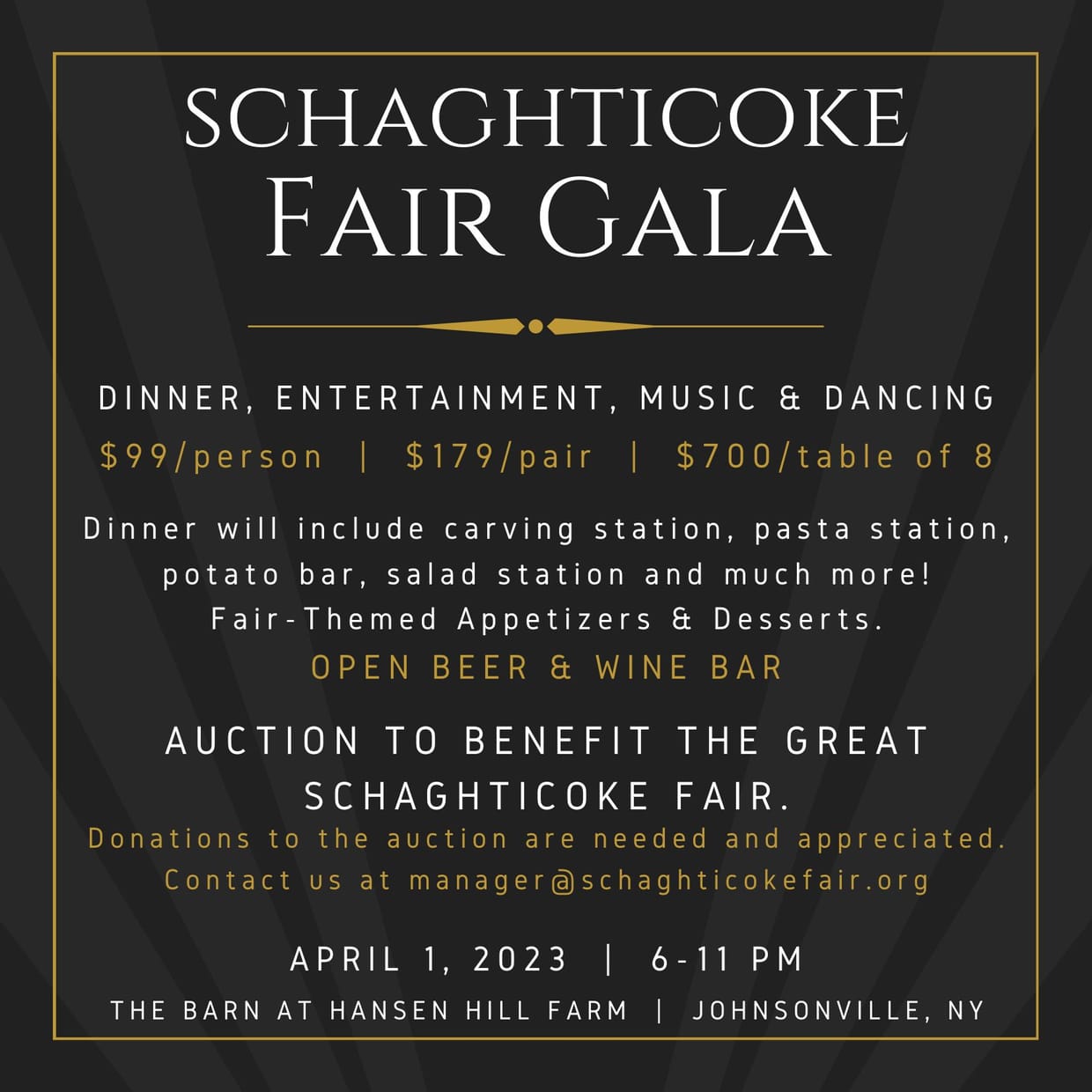Schaghticoke Fair Gala