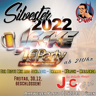 Silvester 1€ Party 