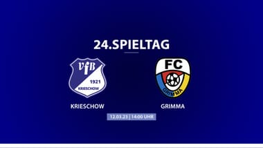 23. Spieltag VfB Krieschow - FC Grimma